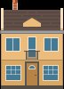 modern 2 floor house